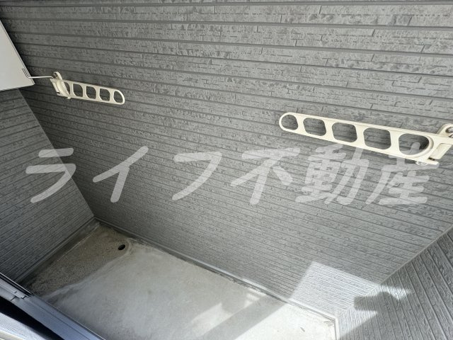 Yutopiaユートピアのバルコニー|陽当たり良好なバルコニーです