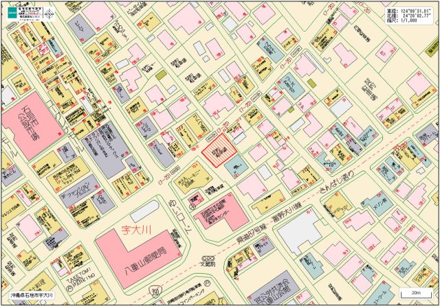 Dパーキング（石垣市大川第1）の地図