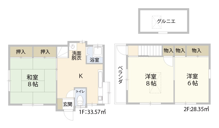 中古OC/朝霞市三原3丁目の間取り|朝霞市三原3丁目　中古戸建