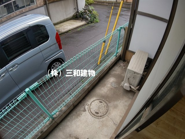 ホープハイツＥ棟のバルコニー