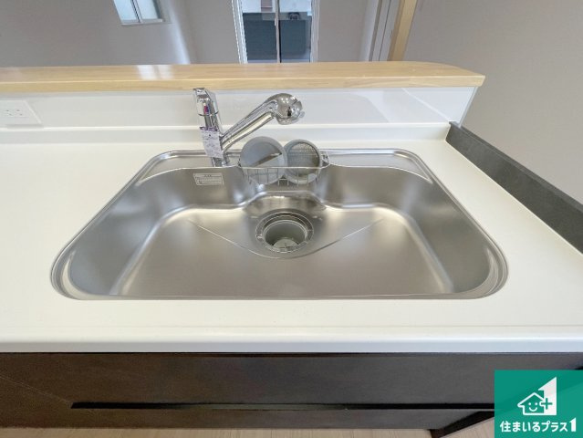 高槻市野田　第9期　新築一戸建ての設備|広々としたシンクで食器洗いも楽々！