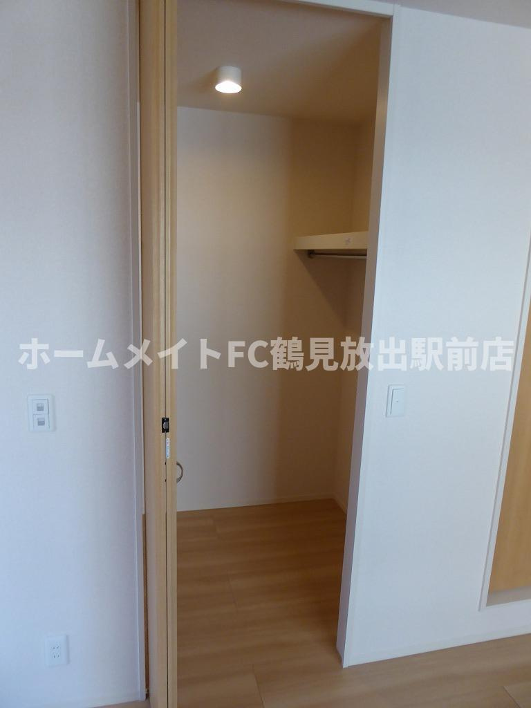 大阪市城東区諏訪１丁目のアパートの収納