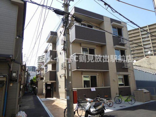 大阪市城東区諏訪１丁目のアパートの外観