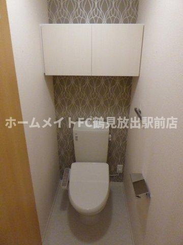 大阪市城東区諏訪１丁目のアパートのトイレ