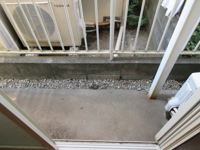 シティハイム向台のバルコニー