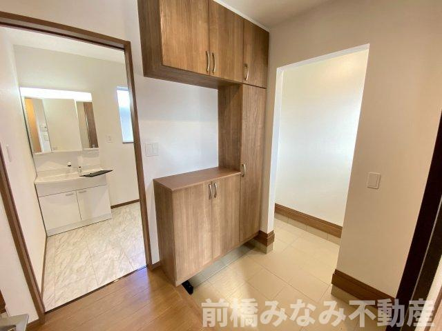 前橋市南町2丁目　限定1棟　ハートフルタウン　新築建売の玄関|毎日通る玄関はこちらです