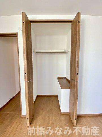 前橋市南町2丁目　限定1棟　ハートフルタウン　新築建売の収納|収納豊富です