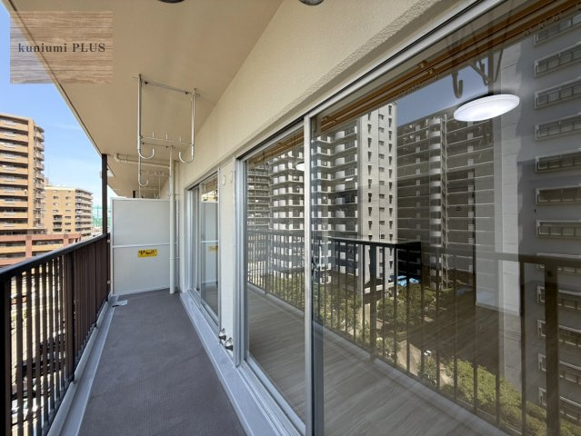 ネオコーポ鶴見緑地のバルコニー