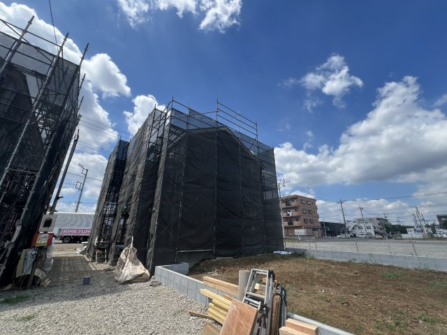 武蔵村山市中原4丁目新築　全9棟の前面道路含む現地写真