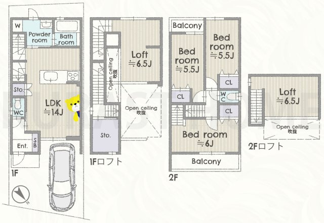 京都市南区吉祥院嶋樫山町　未入居物件