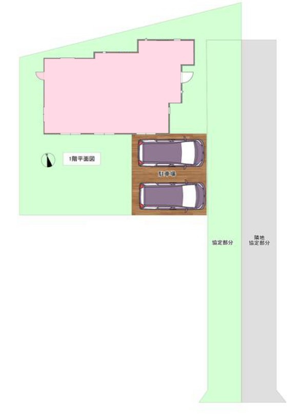 【中古戸建】伊勢崎市八坂町の区画図|■区画図