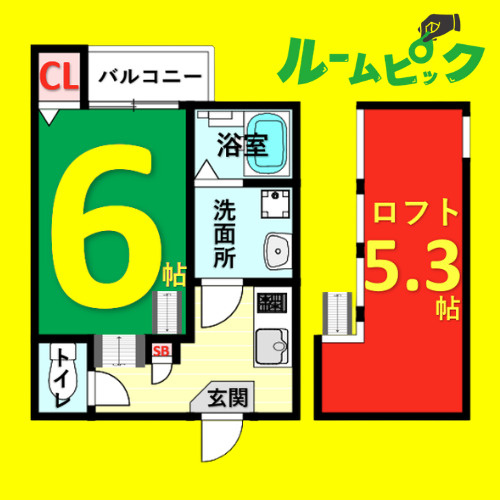 A-Stage 東大曽根　名古屋市賃貸　仲介手数料無料の間取り