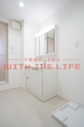 ラシックランテ久留米【キャッシュバック対象】の洗面所|脱衣スペースもあります