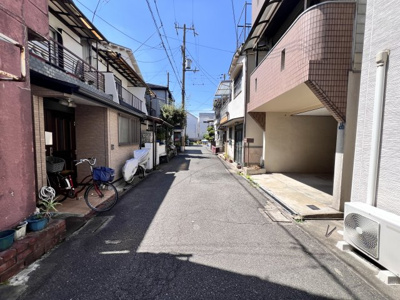 【前面道路含む現地写真】 | 守口市大宮通3丁目戸建