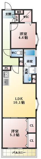 【間取り】 | クリエオーレ田辺