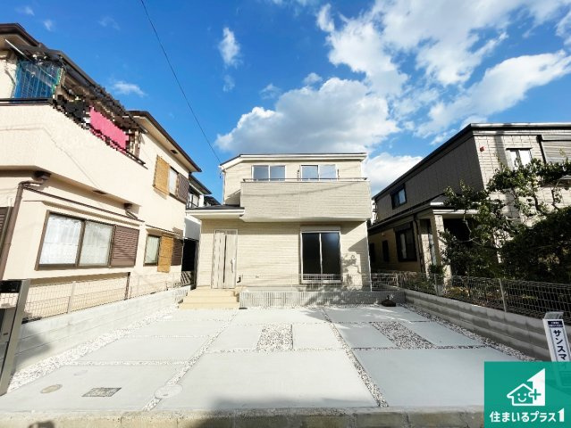 枚方市渚栄町　第4期　新築一戸建ての外観|お客様に長く安心して住んでいだだける事にこだわった家づくり！住んでからのアフターサービスにもしっかりと取り組んでいます！