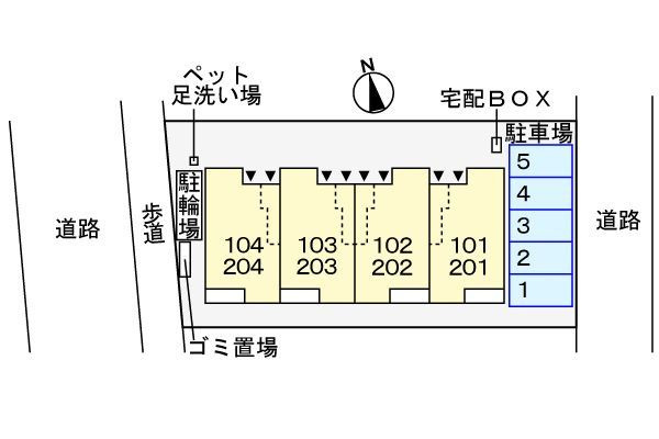 カリーノⅧの区画図
