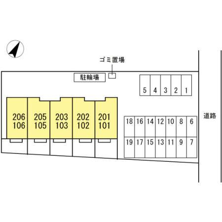 ビューメゾンの区画図