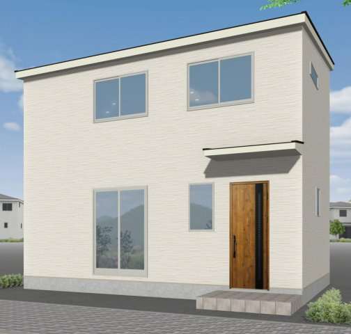 【建売】建築中でもご見学できます！八戸市根城の外観パース|C棟