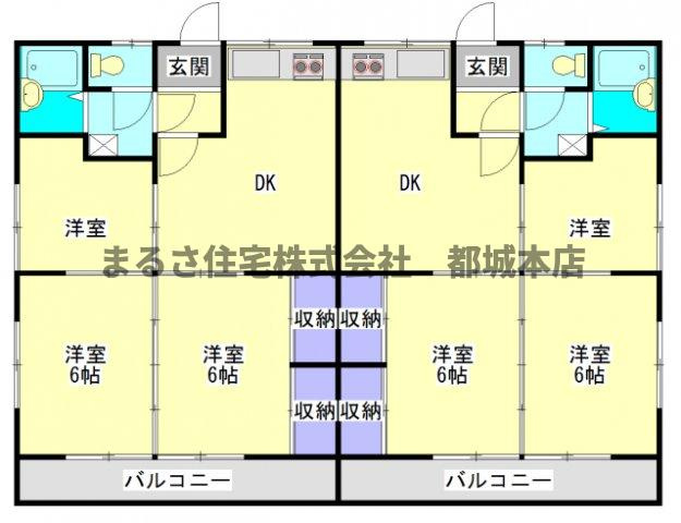 コーポ井上Ⅱの間取り