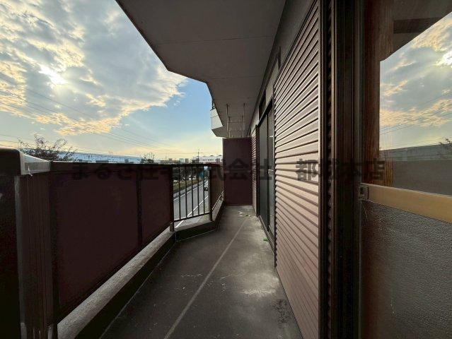 コーポ井上Ⅱのバルコニー