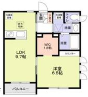 アビタシオン　モネの間取り