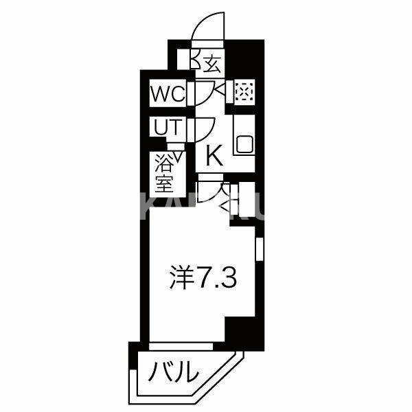 クレストタップ京橋の間取り