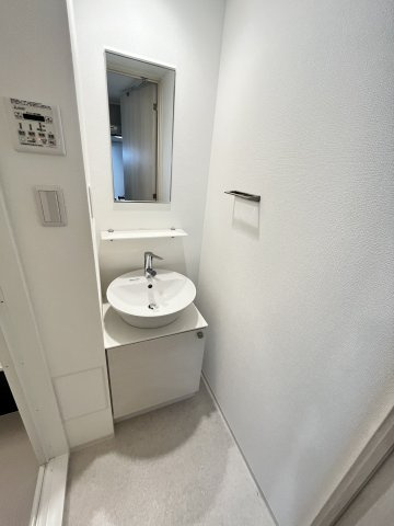 クレストタップ京橋の洗面所