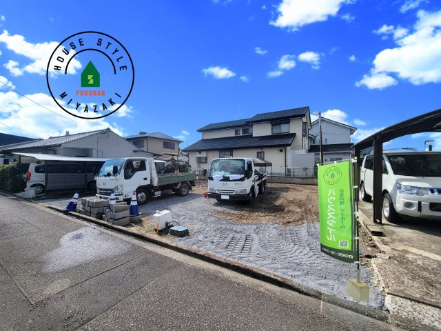 宮崎市天満3丁目第1-1棟（A号棟）の前面道路含む現地写真|見学の時間などお気軽にお問い合わせ下さい。