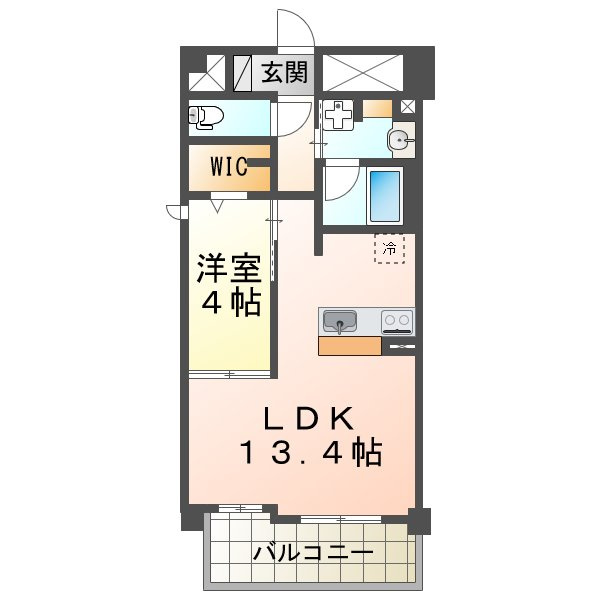 アビエール海岸通の間取り