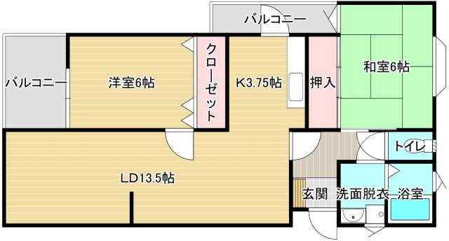 仁科レジデンスの間取り