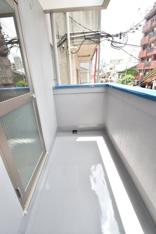 大阪市城東区成育１丁目の賃貸マンションのバルコニー