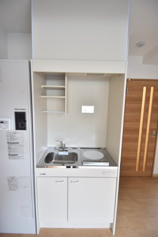 大阪市城東区成育１丁目の賃貸マンションのキッチン
