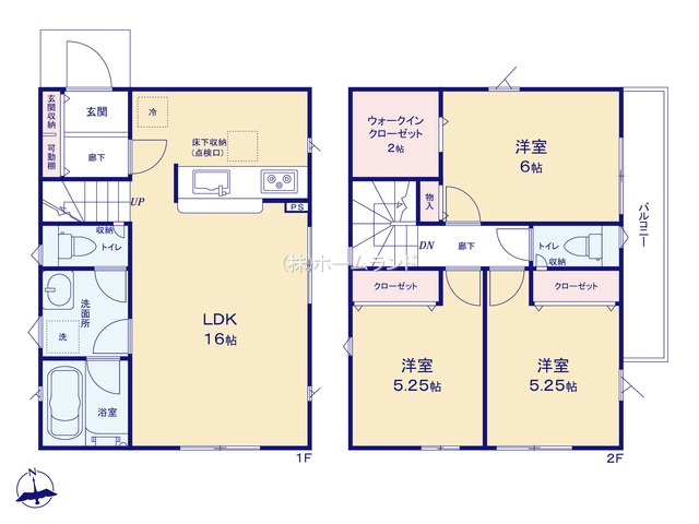 【間取り】 | 東大和市高木3丁目/新築戸建て