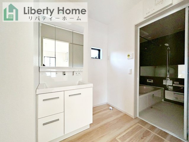 ひたちなか市津田4期　新築戸建の脱衣所