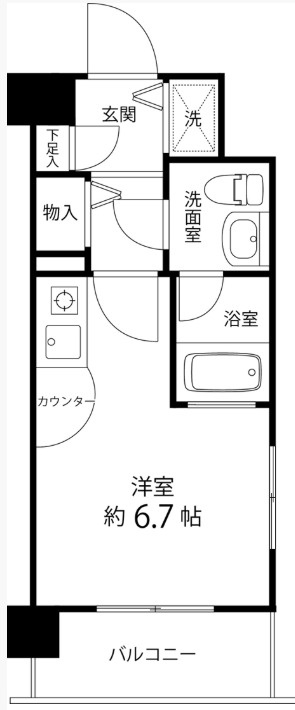 サンセール与野本町の間取り