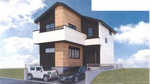 茅ヶ崎市菱沼4期　新築戸建全1棟　1号棟の外観