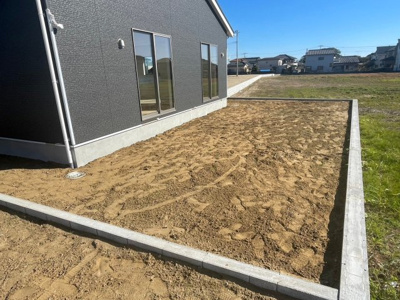 【庭】 | 匝瑳市横須賀１号棟 | 施工例：即日のご見学も可能です。お気軽に0476-37-3888までお問合せ下さい。