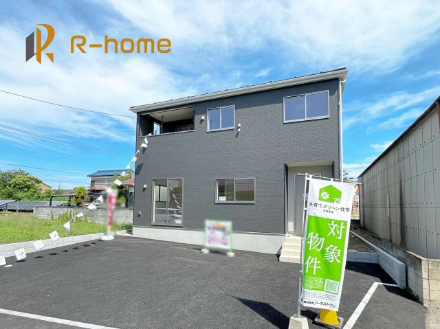 小山市立木第3　新築戸建て　1号棟の外観|ご予約を頂ければ、『平日』はもちろん『早朝』や『夜間』もご見学可能です♪お気軽にお申し付けください♪