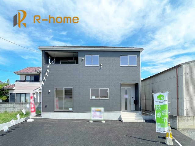 小山市立木第3　新築戸建て　1号棟の外観|建物完成いたしました！ご予約で『平日』や『夕方』などでもご見学可能です！