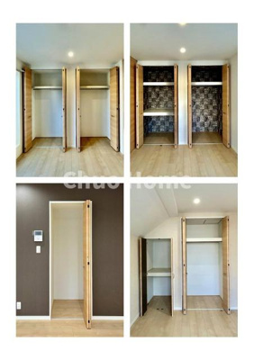 【収納】 | 葛飾区水元2丁目中古住宅 | 居室にはクローゼットを完備し、自由度の高い家具の配置が叶うシンプルな空間です。お子様の成長と必要になる子供部屋を与えるにはぴったりの間取りですね。