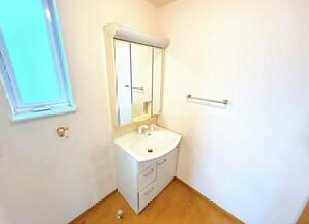 中古戸建　小山市横倉新田の洗面所