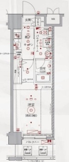 【間取り】 | レアライズ浅草Ⅲ  | 間取りです。