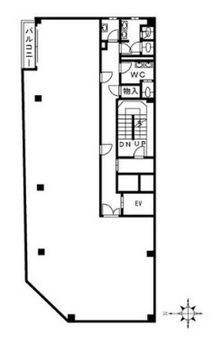 カーニープレイス名古屋金山【　名古屋の貸事務所・貸オフィス　】の間取り