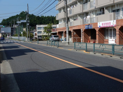 【周辺】 | グリーンサイド東青梅 | 前面道路（成木街道）