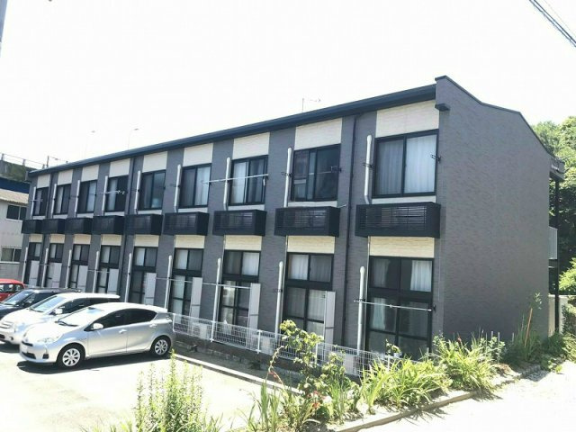 明石市藤江のアパートの外観