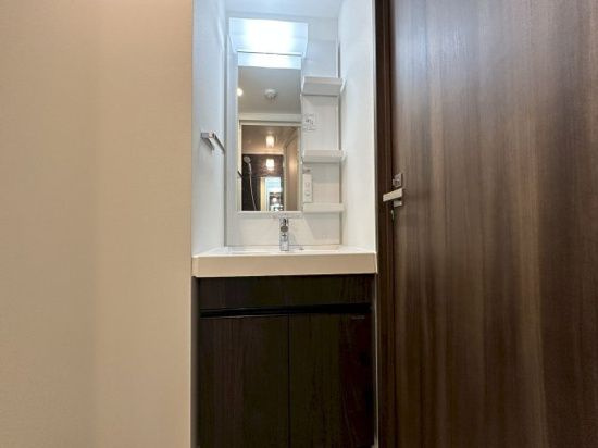 コンシェリア清澄白河　ＴＨＥ　ＲＥＳＩＤＥＮＣＥの独立洗面台