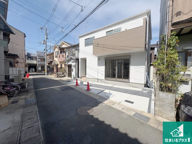 城陽市枇杷庄島ノ宮　第1期　新築一戸建ての外観|お客様に長く安心して住んでいだだける事にこだわった家づくり！住んでからのアフターサービスにもしっかりと取り組んでいます！