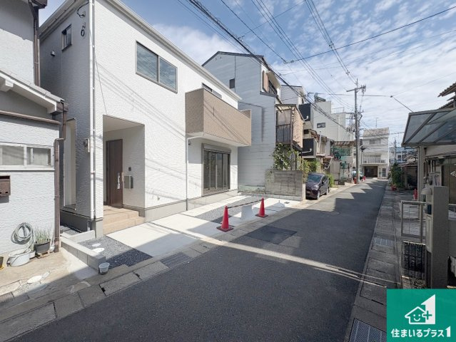 城陽市枇杷庄島ノ宮　第1期　新築一戸建ての外観|お客様に長く安心して住んでいだだける事にこだわった家づくり！住んでからのアフターサービスにもしっかりと取り組んでいます！