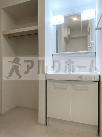 グランド ソレイユⅡの独立洗面台